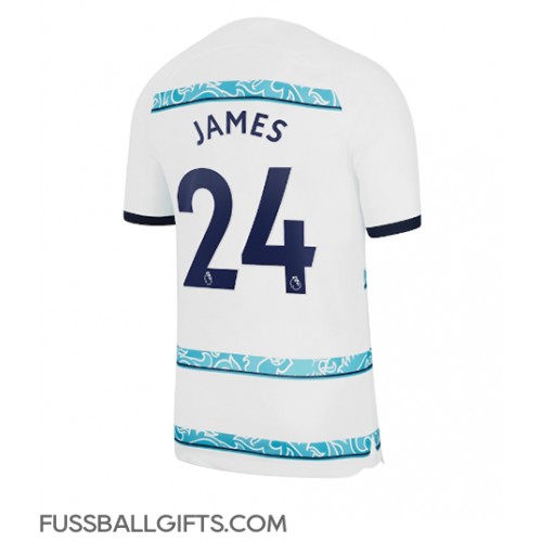 Chelsea Reece James #24 Fußballbekleidung Auswärtstrikot 2022-23 Kurzarm